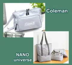 Colemanショルダーバッグ & NANO universe トートバッグ
