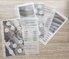 バインダー 貯金 リフィル 韓国 saving challenge Knit