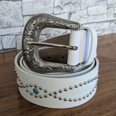 ウエスタンベルト　古着　y2k　アメカジ　グランジ　アンティーク　スタッズ　韓国