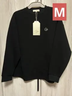 ロゴスデイズ　 logos Days ブラック M ロゴ刺繍 スウェット