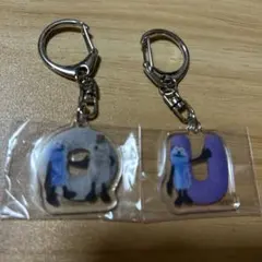 パペットスンスン　アクリルキーホルダー　【O】【U】　セット