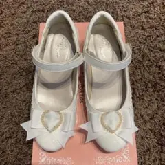 ホワイトリボン付きフォーマルシューズ20㎝