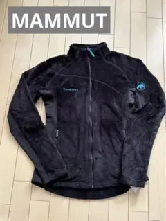 MAMMUT フリース　ジップ　ブラック　レディース