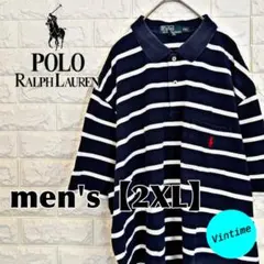y288【POLO by Ralph Lauren】ポロシャツ【メンズ2XL】