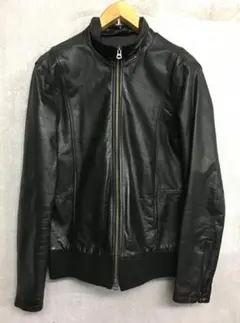 shama シャマ 上質 牛革 シングル レザー ライダース ジャケット