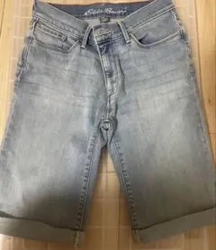 Eddie Bauer デニム ショートパンツ レディース ストレッチ 美品