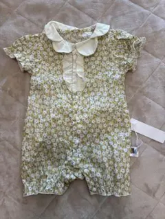 新品未使用品 シーイン 花柄コットンロンパース 3-6ヶ月 女の子 春服