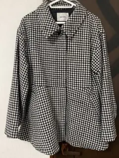 check frill shirt blouson FEKETE - メルカリ