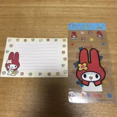 平成レトロシール　メモ帳　マイメロ