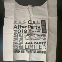 AAA C.A.L After Party 2018 限定トートバッグ