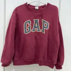 裏起毛 GAP ロゴ入り トレーナー 110