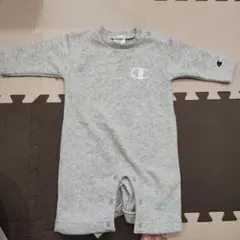 【ほぼ未使用・美品】Champion ベビー ロンパース グレー