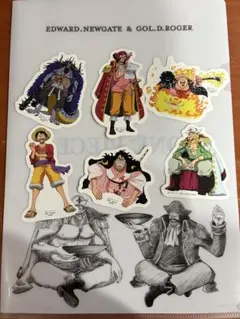 ワンピース キャラクターシール 6枚セット　おまけつき