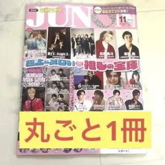 JUNON 11月号 ハガキのみ無し 丸々1冊
