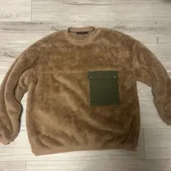 RAGEBLUE ブラウン フリースジャケット M