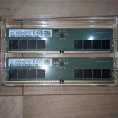 中古】Samsung 16GB×2 DDR5 5600 デスクトップ - メルカリ