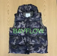 BAYFLOW 迷彩 ダウンベスト Mサイズ