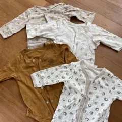 4点セットベビー長袖肌着80