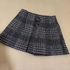 チェック柄 キュロットスカート 122cm ZARA