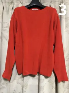 AURALLE24SS SUPERHARDTWISTRIBKNIT BOAT