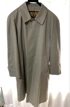 美品　英国制　バーバリーステンカラーコート 　　　ガーメントバック付き