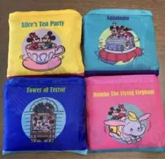 新品　東京ディズニーランド限定　 エコバッグ　トートバッグ4種　新品ま未使用