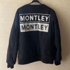 匿名配送◯MONTLEY リバーシブル中綿ブルゾン　ジャケット　黒 モーレー