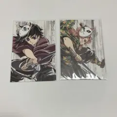 鬼滅の刃 全集中展 ポストカード 冨岡義勇. 錆兎 セット