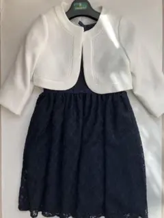 ポンポネットジュニア　入学式　受験　フォーマル　120〜130 1回着用のみ美品