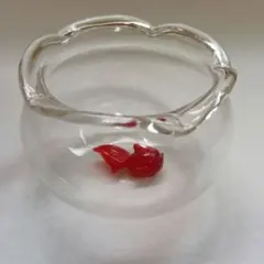 工芸品ガラスランプ製金魚オブジェ高城健治、高城美和子こもれびガラス