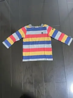 ミキハウス　ダブルビー　長袖カットソー　ロンT 90cm 男の子　ボーダー