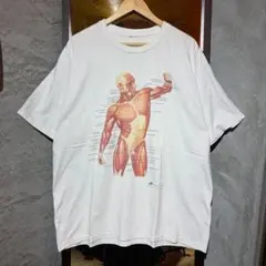 〜00's muscle pose anatomical chart tee