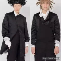 ブラックコムデギャルソン エステルツイルジャケット 捻じれベスト XS 