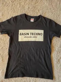 岡崎体育 BASIN TECHNO Tシャツ ブラック バンドTシャツ