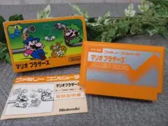 クFF2676マリオブラザーズ　ファミコンソフト 取説・箱あり