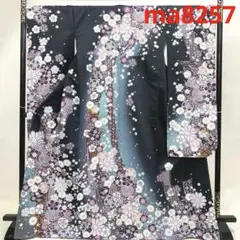 ma8273 洗える着物 振袖 成人式 H・L 仕立て上り 単品 化繊 卒業式 