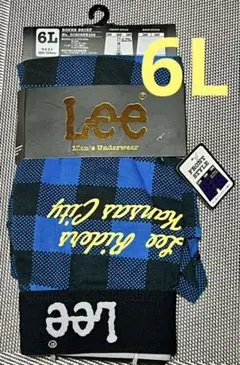 ★新品タグ付★Lee/前開き/ボクサーブリーフ/チェック柄/6L【希少サイズ品】のサムネイル