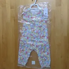 新品未開封　UNIQLO 花柄ロンパース 80cm