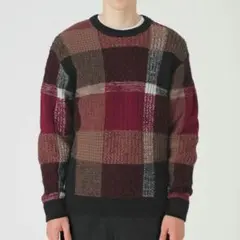 【新品】ブラックレーベルクレストブリッジ　ニット　LL　赤　バーバリー　421