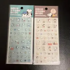 タイルシール　スヌーピー　ドロップブロックシール　タイルみたいなシール