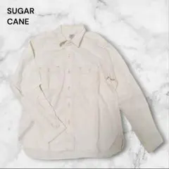 美品✨️SUGAR CANE 長袖シャツ 白 S 綿100% 定番 レディースのサムネイル