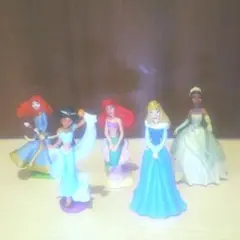 ディズニー プリンセスフィギュア ５点