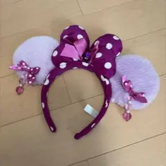 ディズニーカチューシャ ミニー ファンキャップ イヤリング パルパルーザ