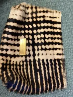 ストライプファークラッチバッグ