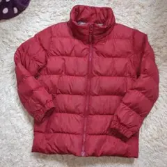 ユニクロ　赤 ダウンコート サイズ120
