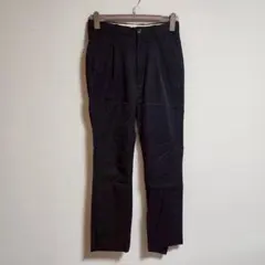 ネーム Name. パンツ スラックス 裾スリット ブラック タック テーパードのサムネイル