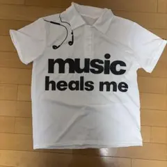 Music heals me polo shirt y2k swag - メルカリ