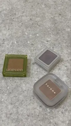 uneven to/one MUJI 単色アイシャドウ 3点セットのサムネイル