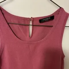 ノースリーブニット ピンクのサムネイル