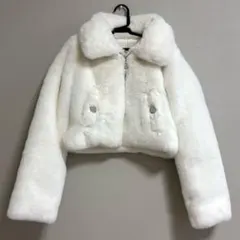 新品 michellMacaron ミシェルマカロン フェイクファーコート